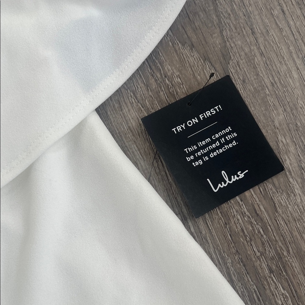 Lulus White Off-Shoulder Jumpsuit - Picture 7 of 8
